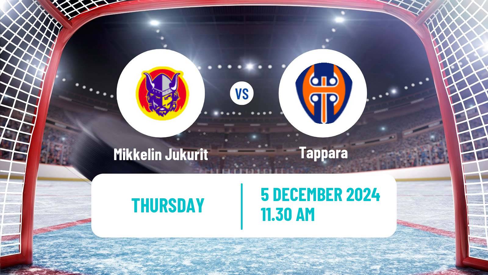 Hockey Finnish SM-liiga Mikkelin Jukurit - Tappara