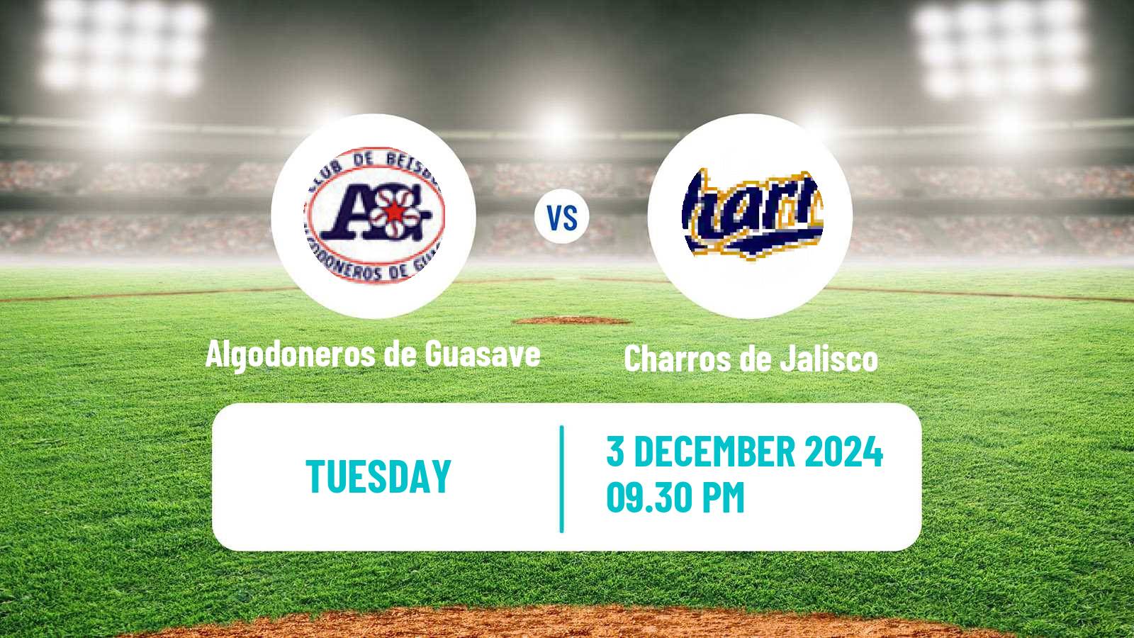 Baseball LMP Algodoneros de Guasave - Charros de Jalisco