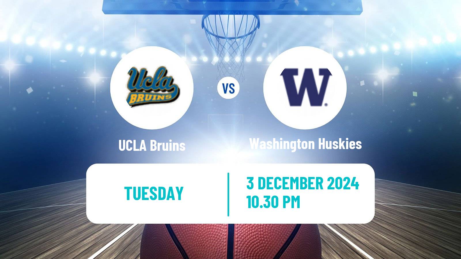 Basketball NCAA College Basketball UCLA Bruins - Washington Huskies