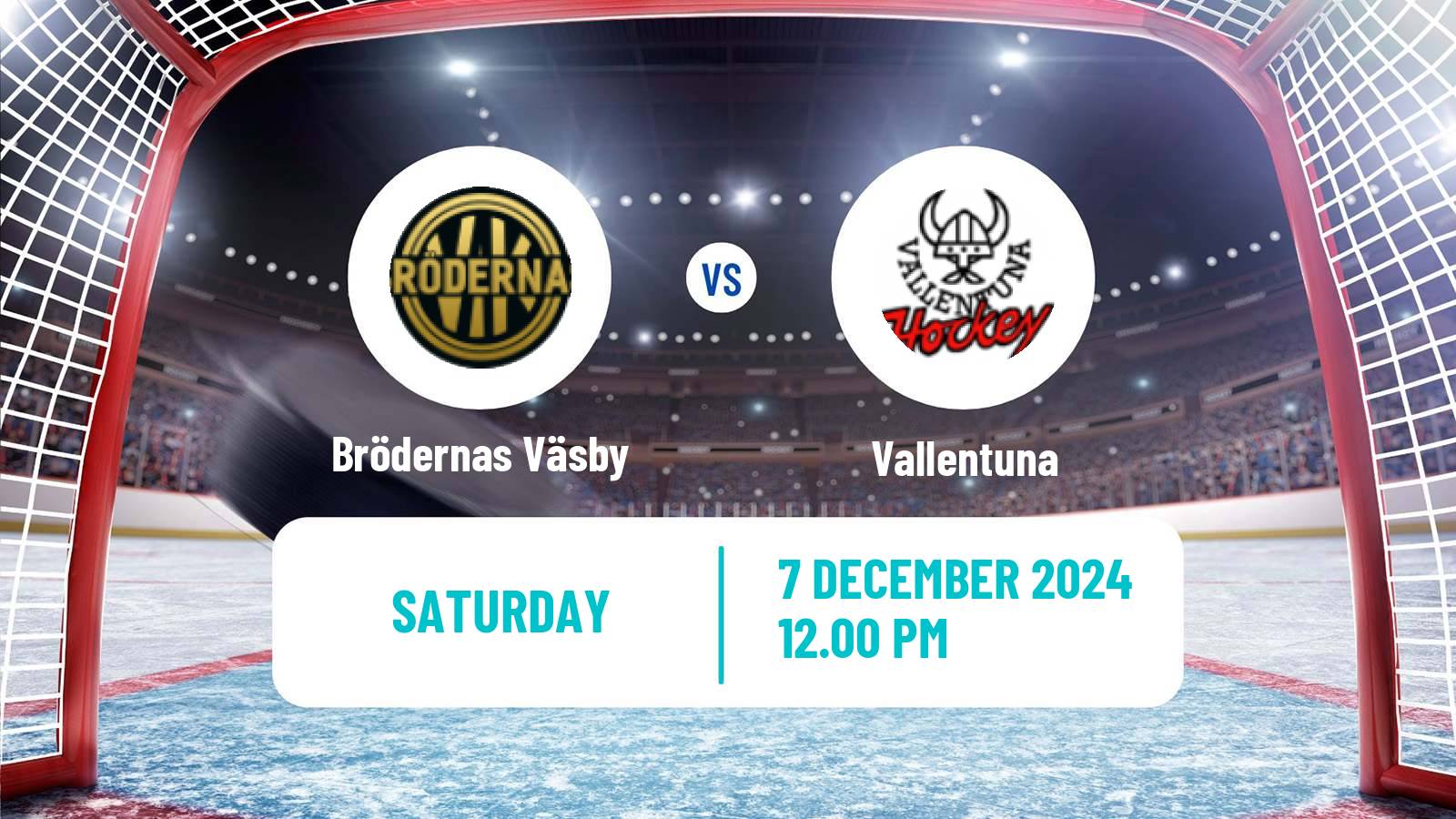 Hockey Swedish HockeyEttan Ostra Brödernas Väsby - Vallentuna