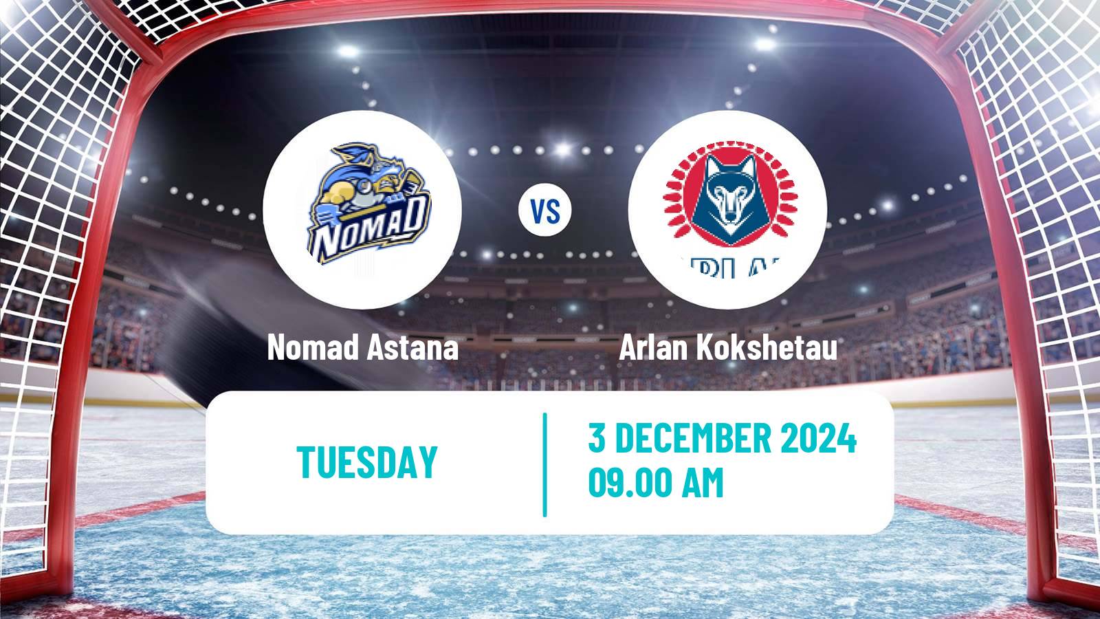 Hockey Kazakh Ice Hockey Championship Nomad - Arlan Kokshetau