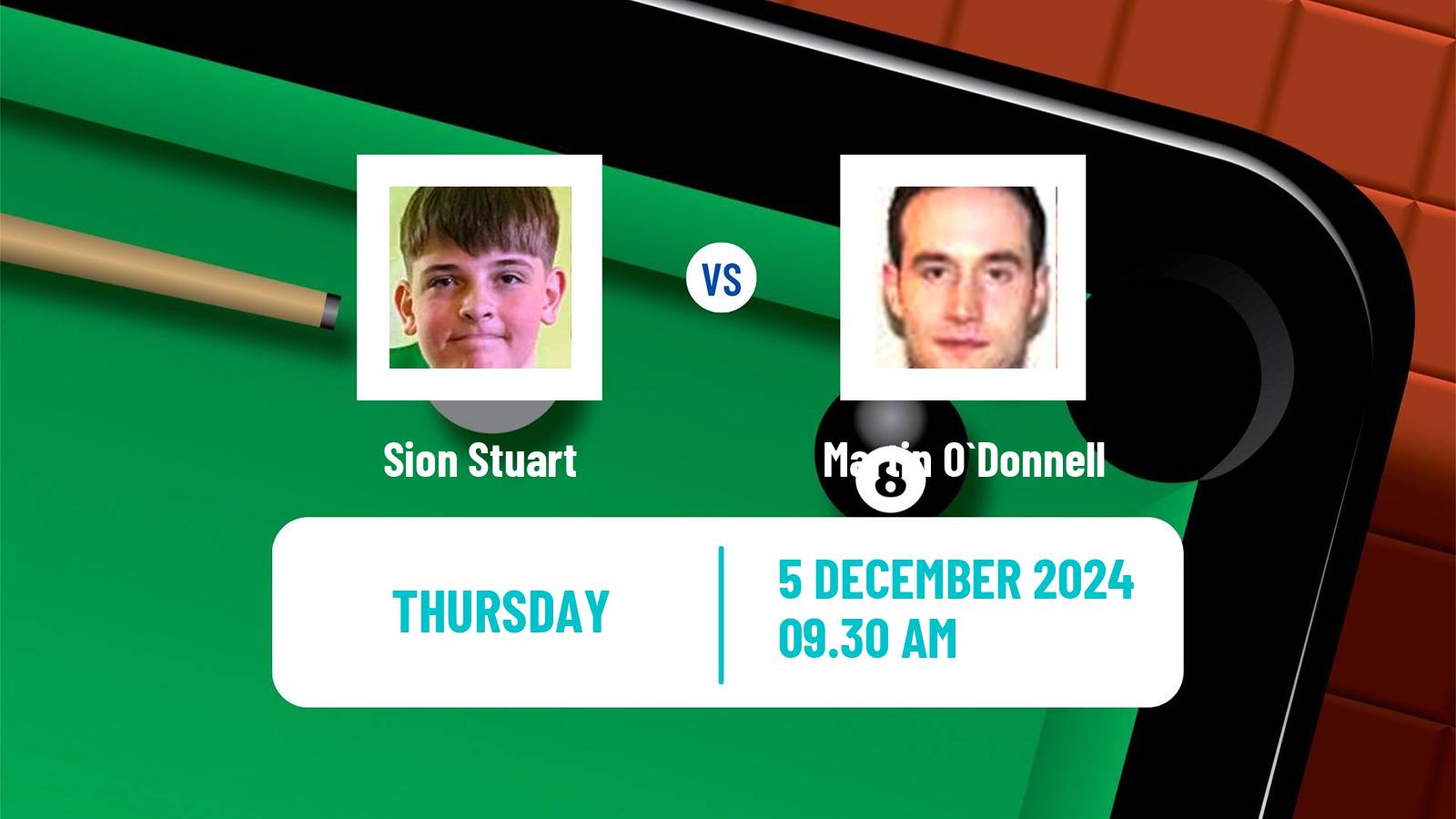 Snooker Snooker Shoot Out Sion Stuart - Martin O`Donnell