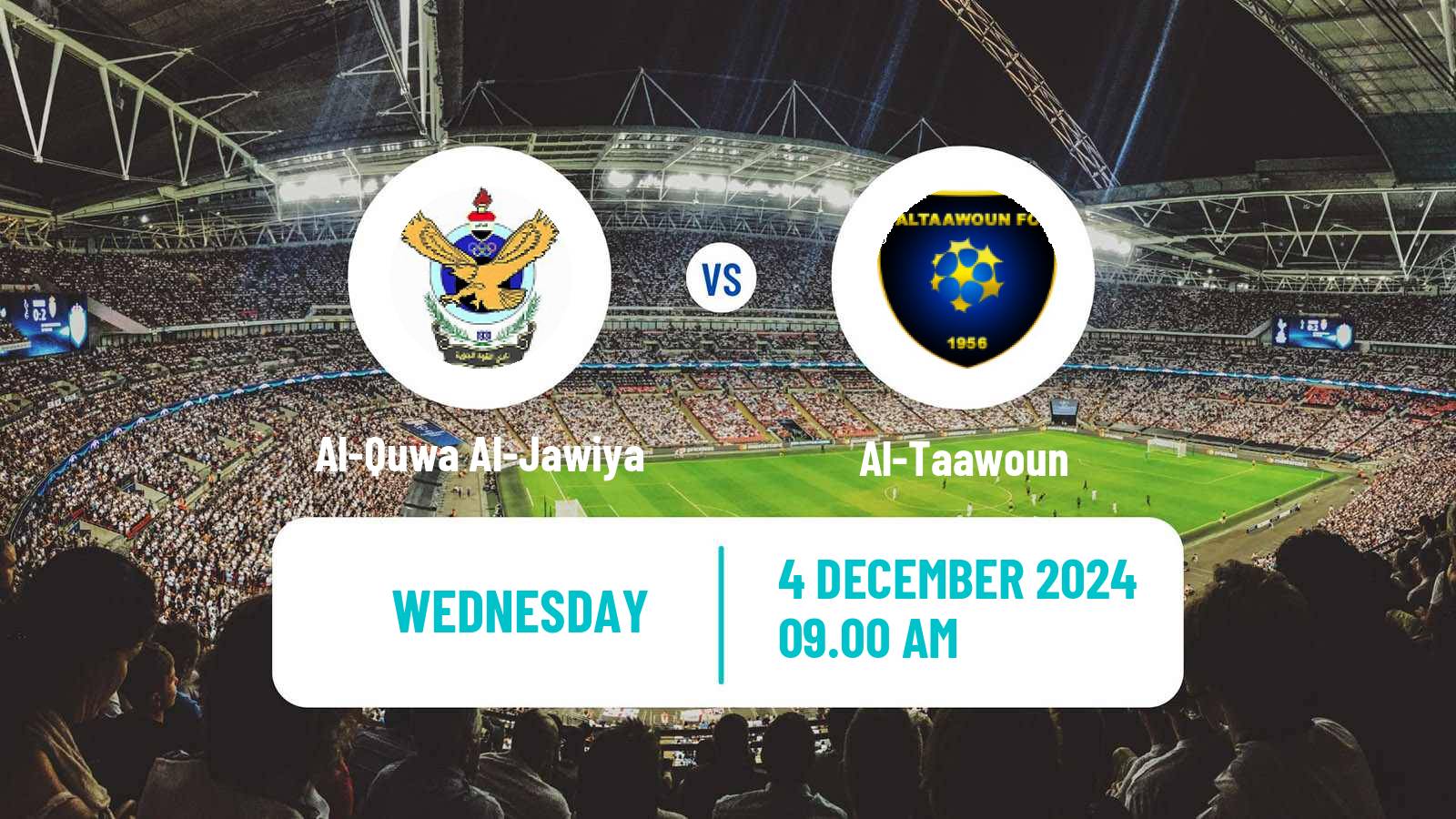 Soccer AFC Champions League 2 Al-Quwa Al-Jawiya - Al-Taawoun