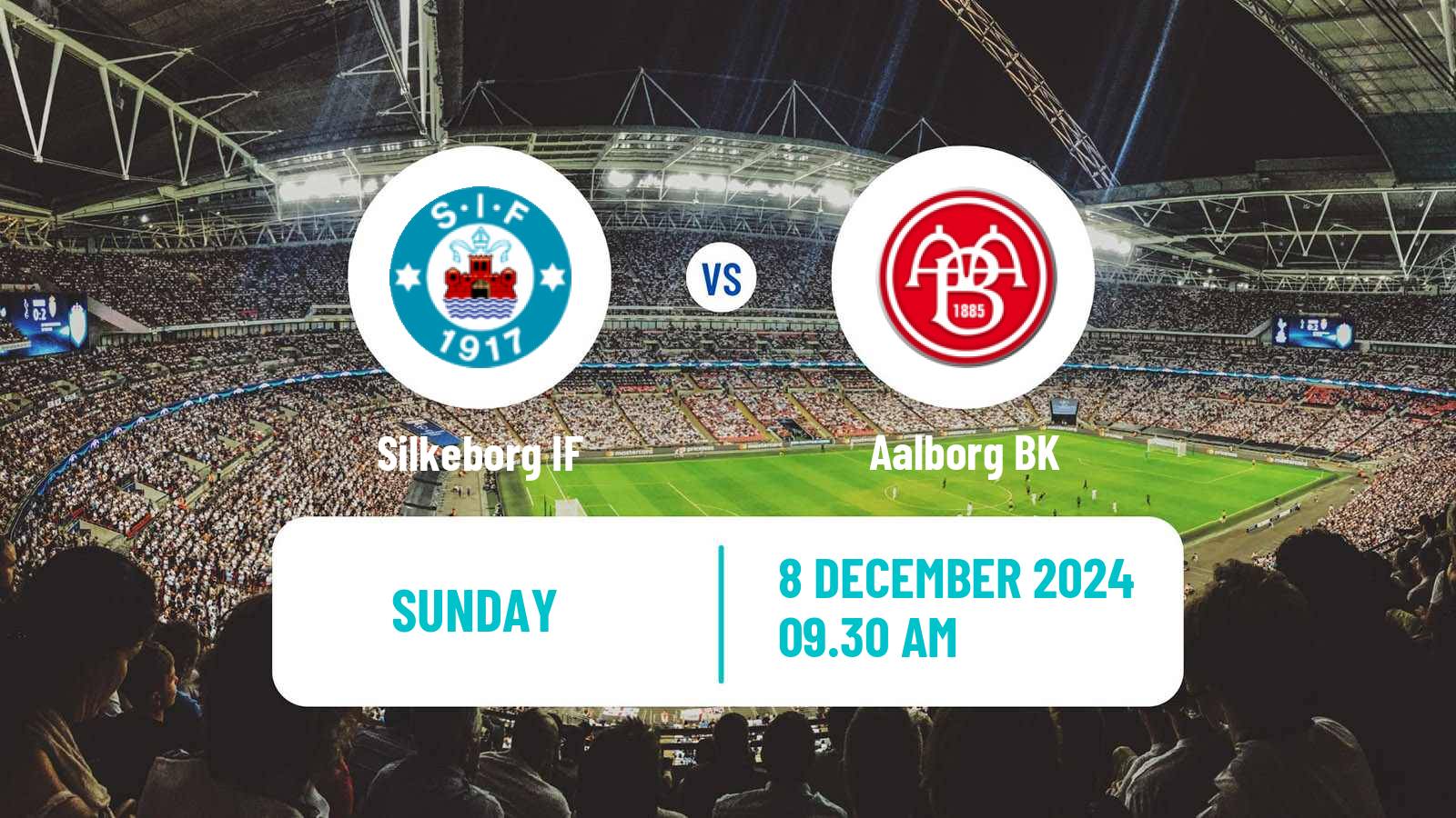 Soccer Danish Landspokal Cup Silkeborg IF - Aalborg BK