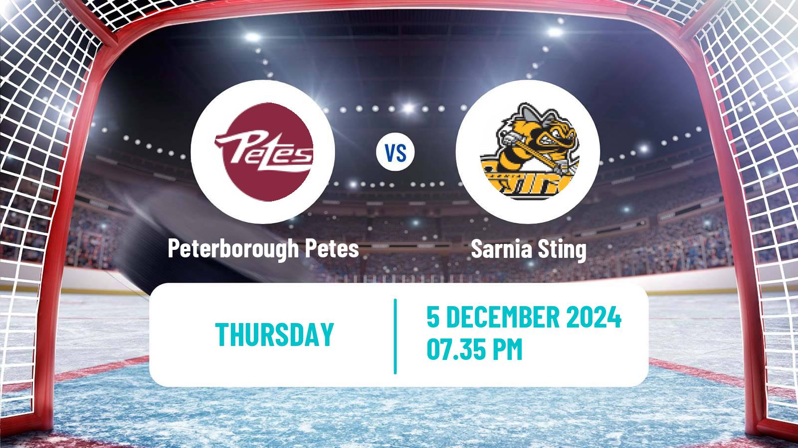 Hockey OHL Peterborough Petes - Sarnia Sting