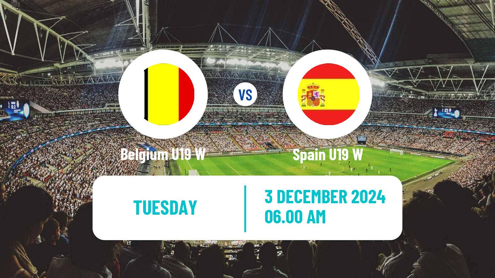 Soccer UEFA Euro U19 Women Belgium U19 W - Spain U19 W