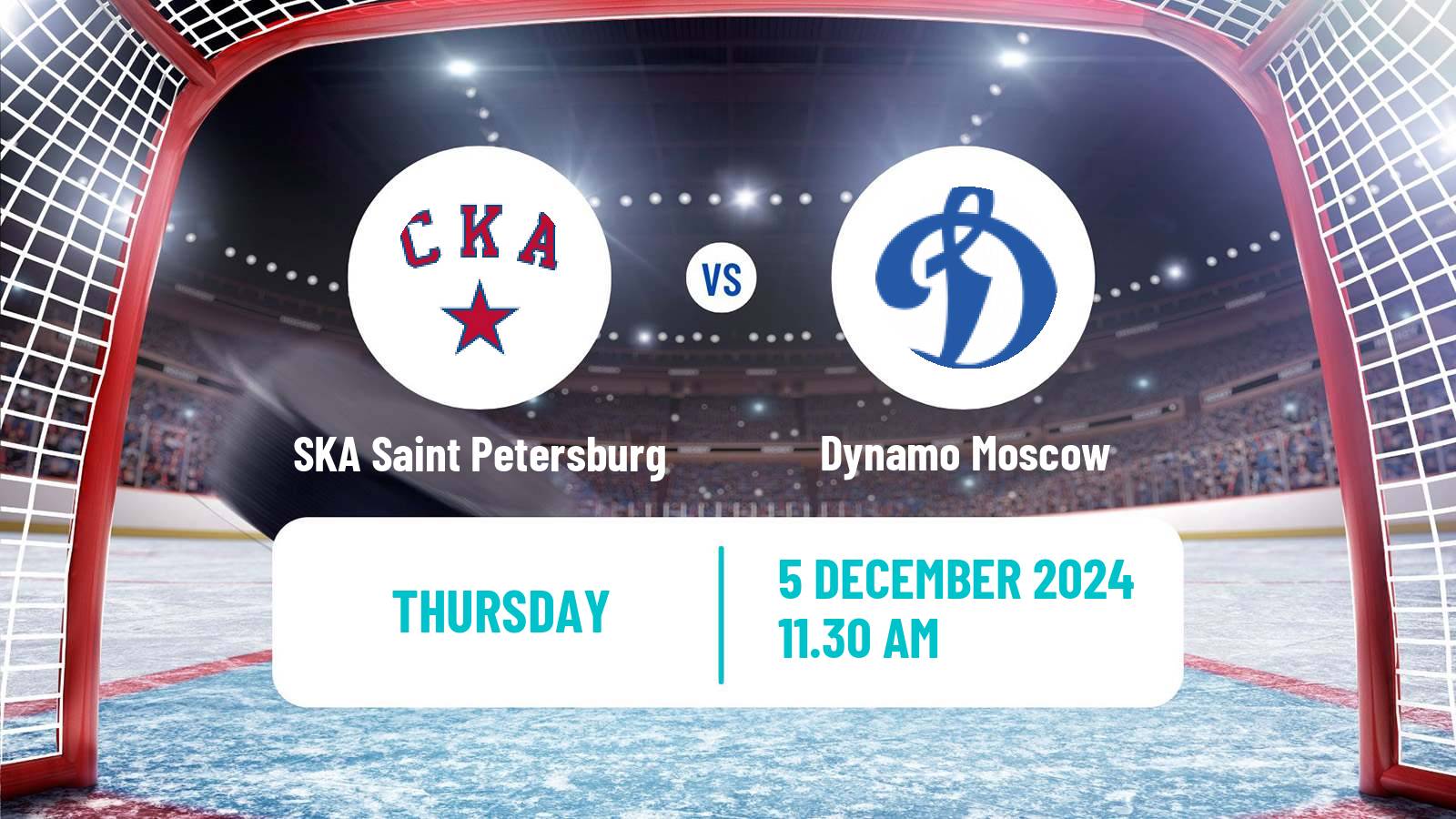 Hockey KHL SKA Saint Petersburg - Dynamo Moscow