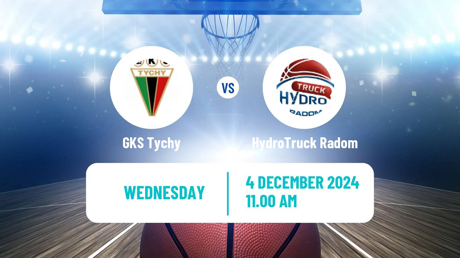 Basketball Polish 1 Liga Basketball GKS Tychy - HydroTruck Radom