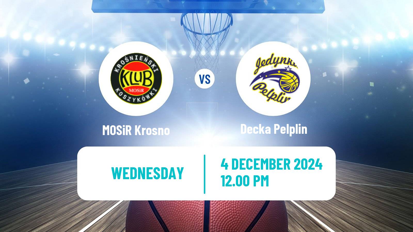 Basketball Polish 1 Liga Basketball MOSiR Krosno - Decka Pelplin