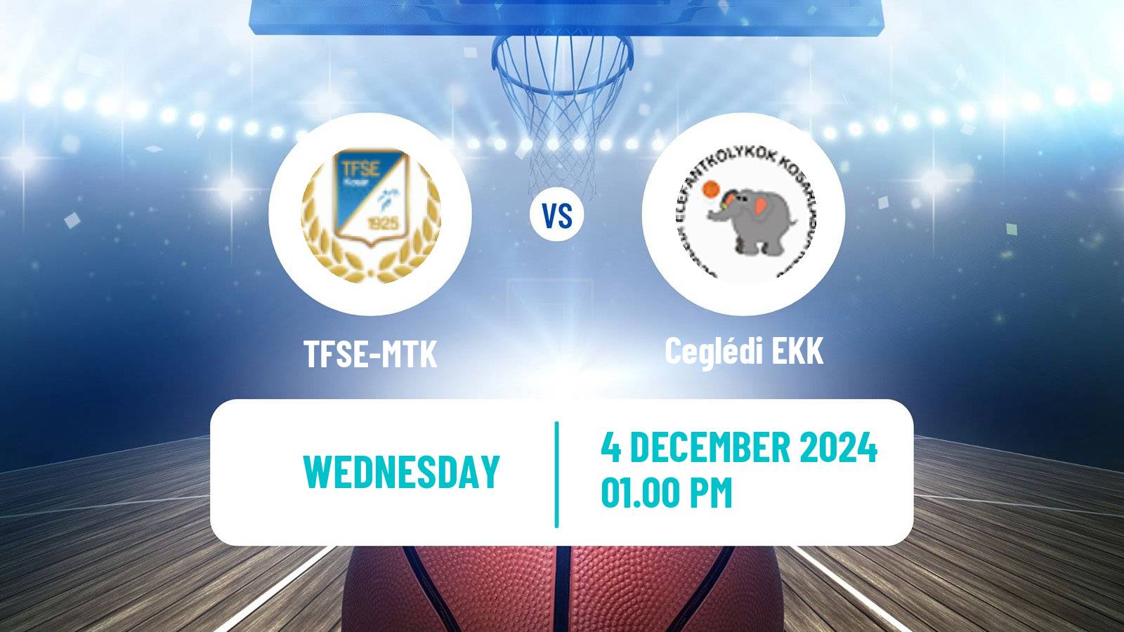 Basketball Hungarian NB I Basketball Women TFSE-MTK - Ceglédi EKK