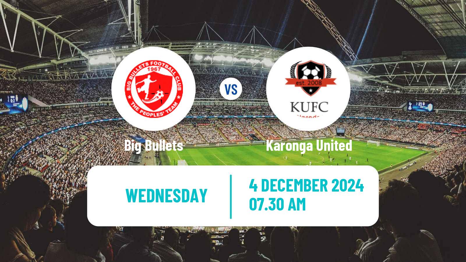 Soccer Malawi Premier Division Big Bullets - Karonga United