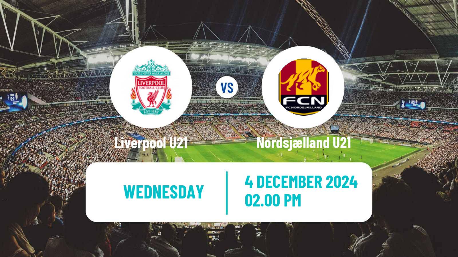 Soccer English Premier League International Cup Liverpool U21 - Nordsjælland U21