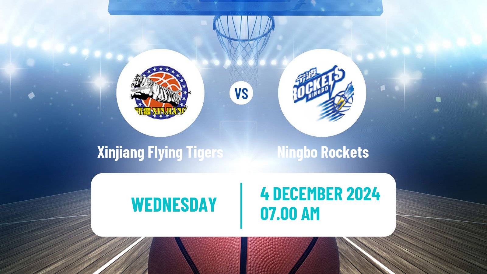 Basketball CBA Xinjiang Flying Tigers - Ningbo Rockets