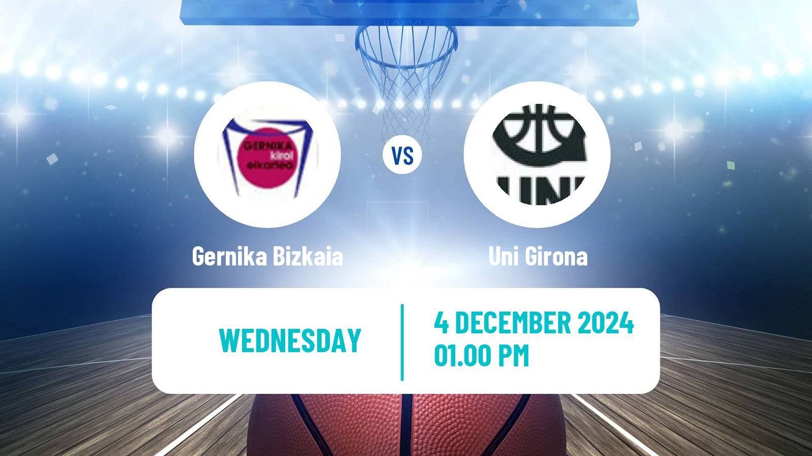 Basketball Spanish Liga Femenina Basketball Gernika Bizkaia - Uni Girona