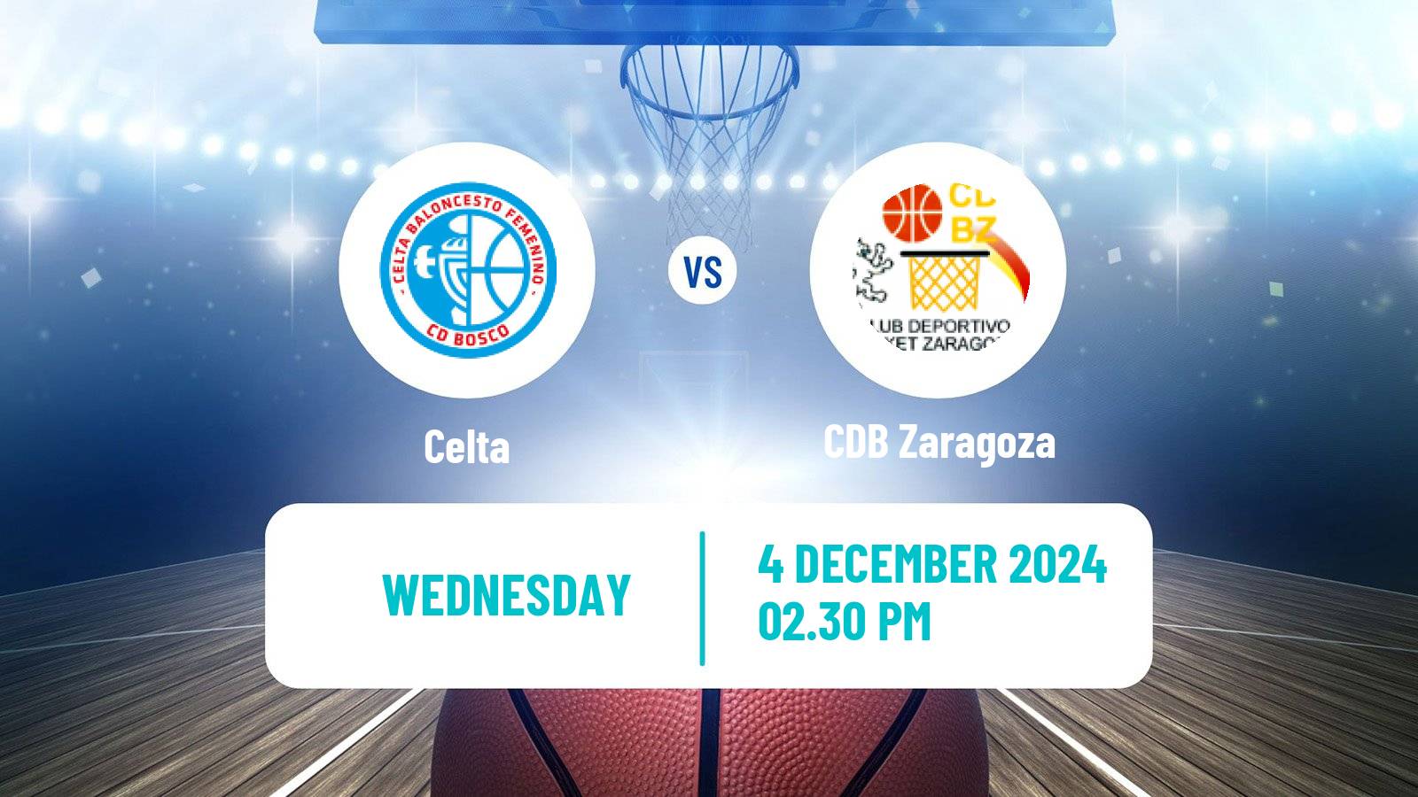 Basketball Spanish Liga Femenina Basketball Celta - Zaragoza