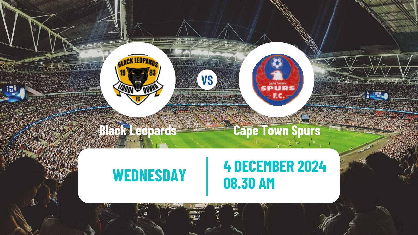 Soccer South African Nedbank Cup Black Leopards - Cape Town Spurs