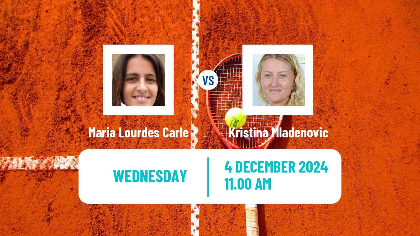 Tennis Florianopolis Challenger Women Maria Lourdes Carle - Kristina Mladenovic