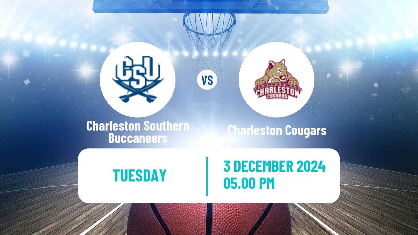 Basketball NCAA College Basketball Women Charleston Southern Buccaneers - Charleston Cougars