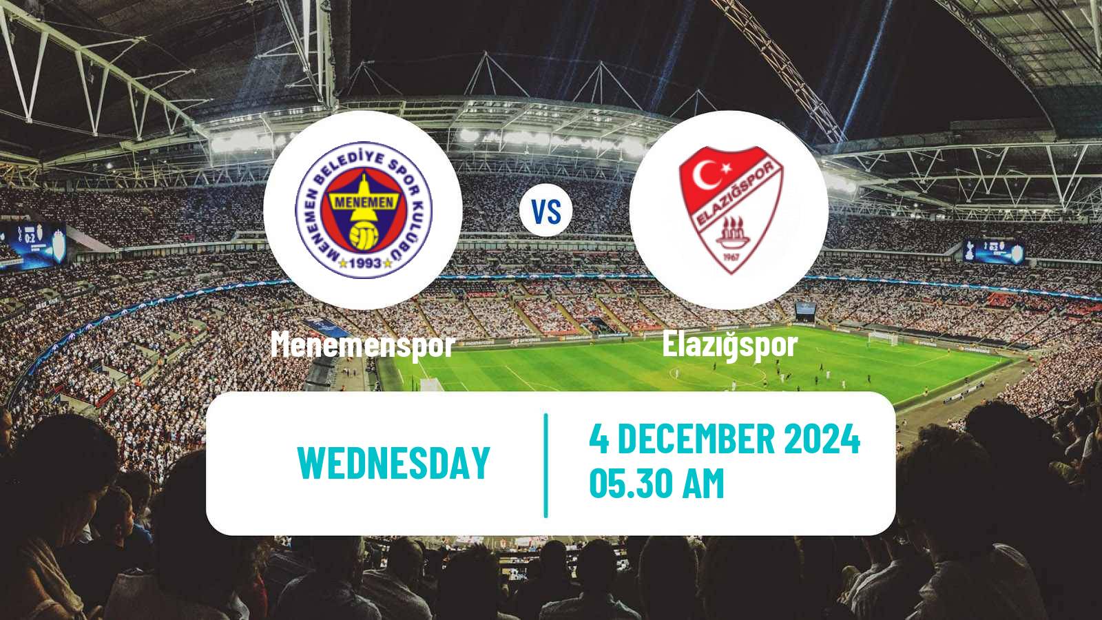 Soccer Turkish Cup Menemenspor - Elazığspor