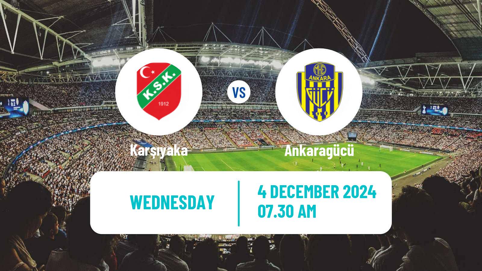 Soccer Turkish Cup Karşıyaka - Ankaragücü