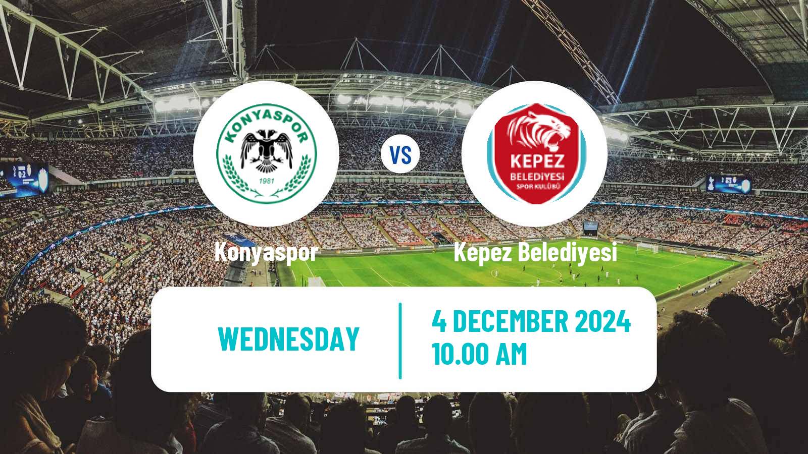 Soccer Turkish Cup Konyaspor - Kepez Belediyesi