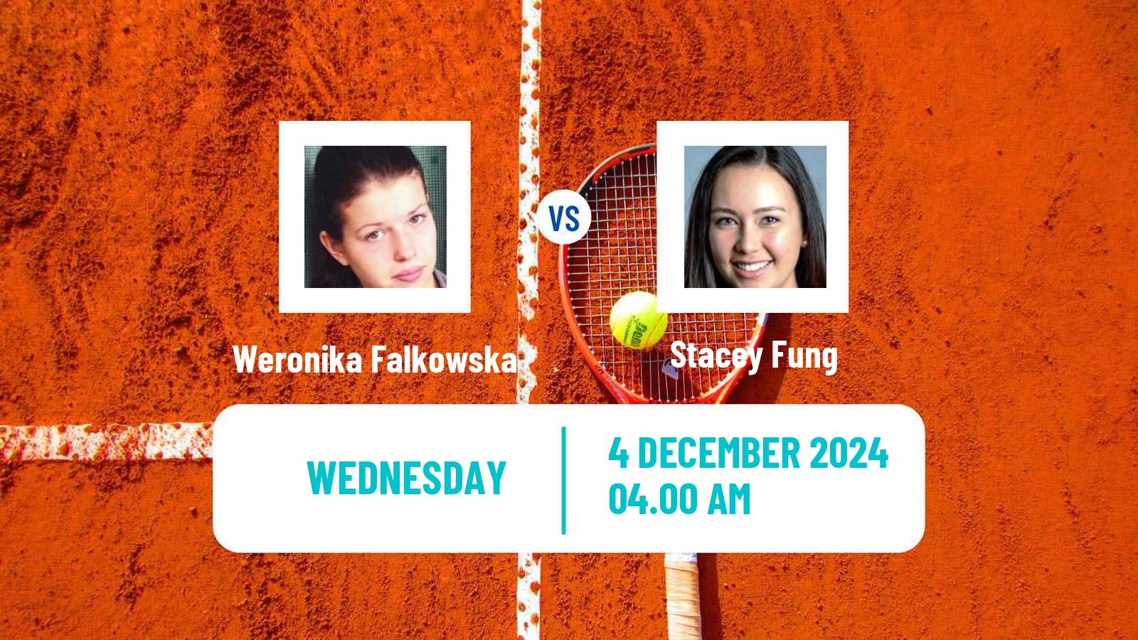 Tennis ITF W35 Ortisei Women Weronika Falkowska - Stacey Fung