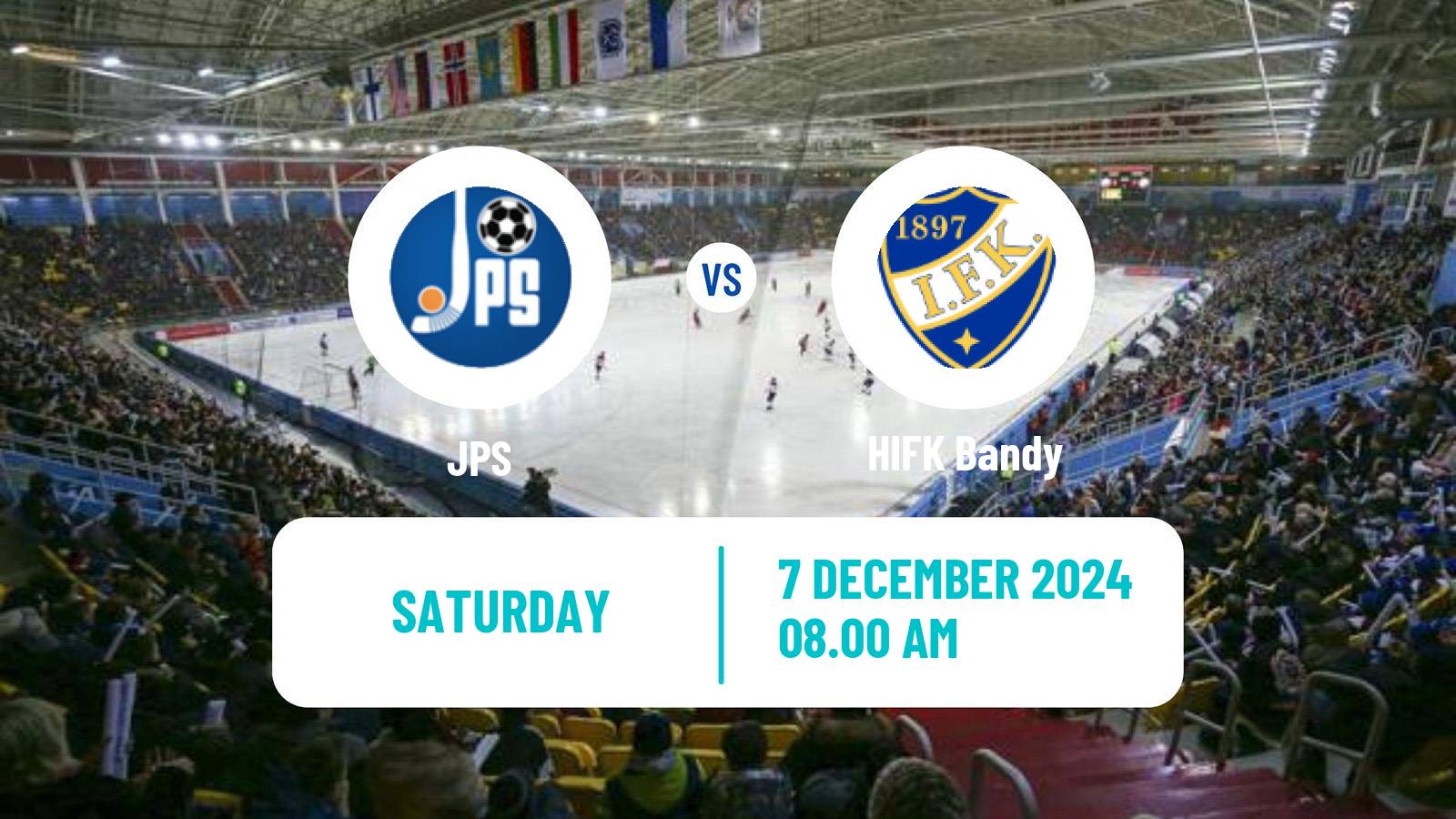 Bandy Finnish Bandyliiga JPS - HIFK