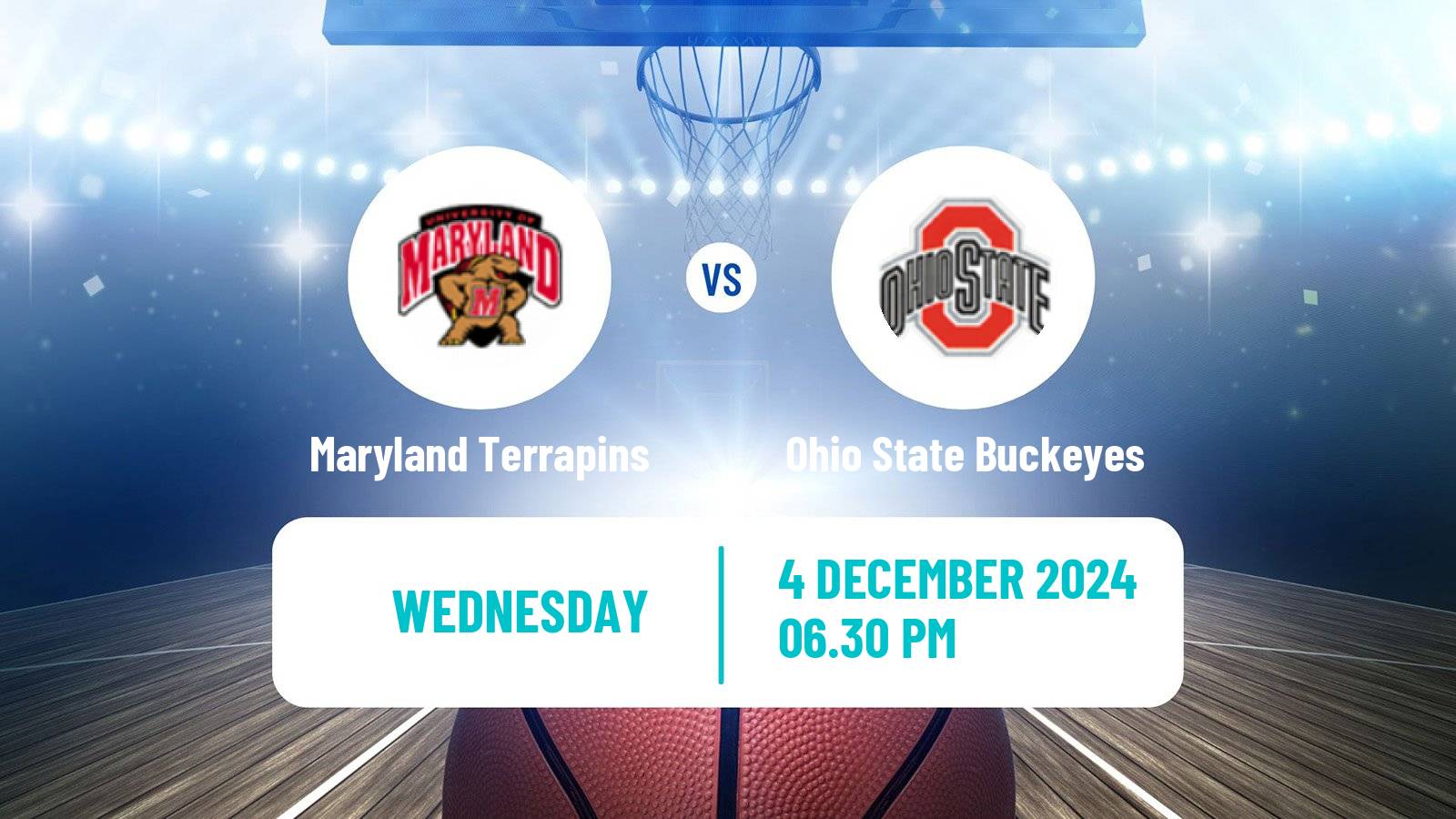 Basketball NCAA College Basketball Maryland Terrapins - Ohio State Buckeyes