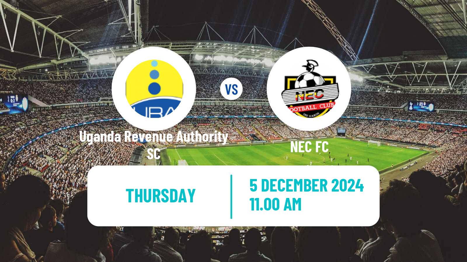 Soccer Ugandan Super League Uganda Revenue Authority SC - NEC FC