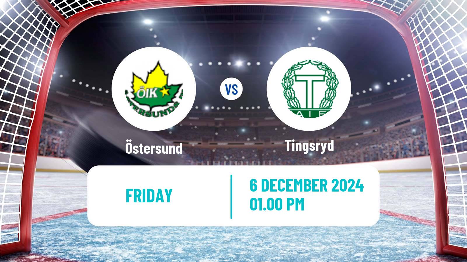 Hockey Swedish Hockey Allsvenskan Östersund - Tingsryd