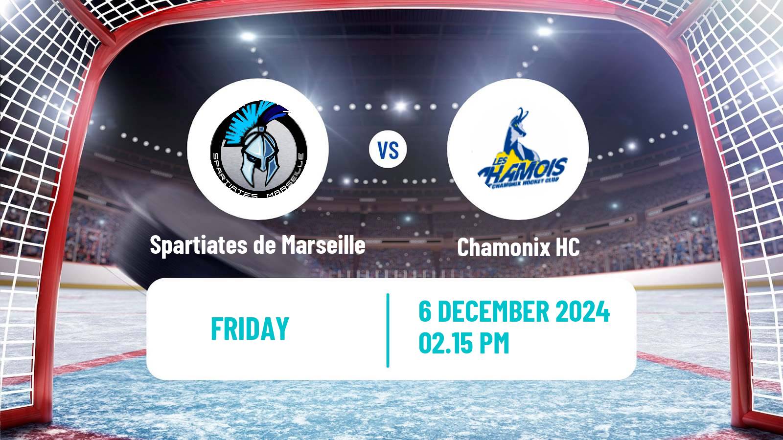 Hockey French Ligue Magnus Spartiates de Marseille - Chamonix