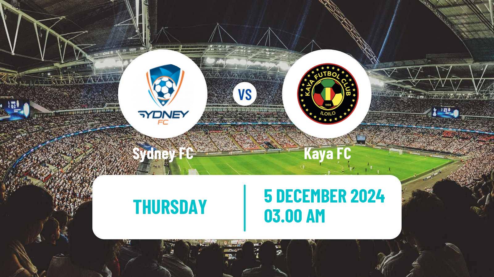 Soccer AFC Champions League 2 Sydney - Kaya