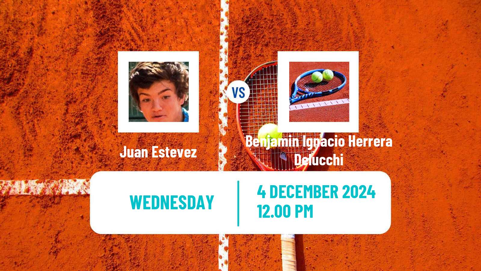 Tennis ITF M15 Santiago 3 Men Juan Estevez - Benjamin Ignacio Herrera Delucchi