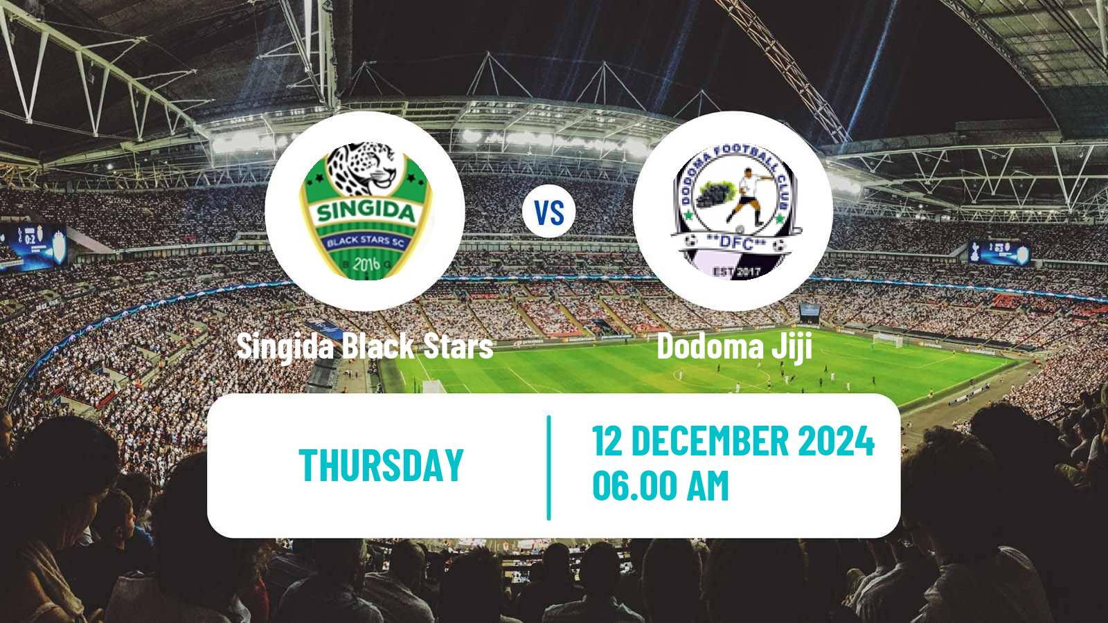 Soccer Tanzanian Premier League Singida Black Stars - Dodoma Jiji