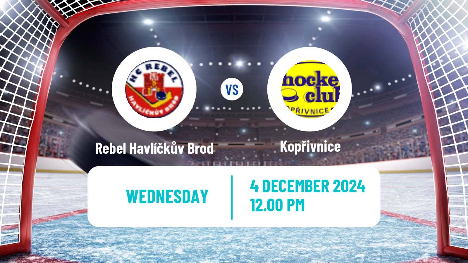 Hockey Czech 2 Liga Hockey East Rebel Havlíčkův Brod - Kopřivnice