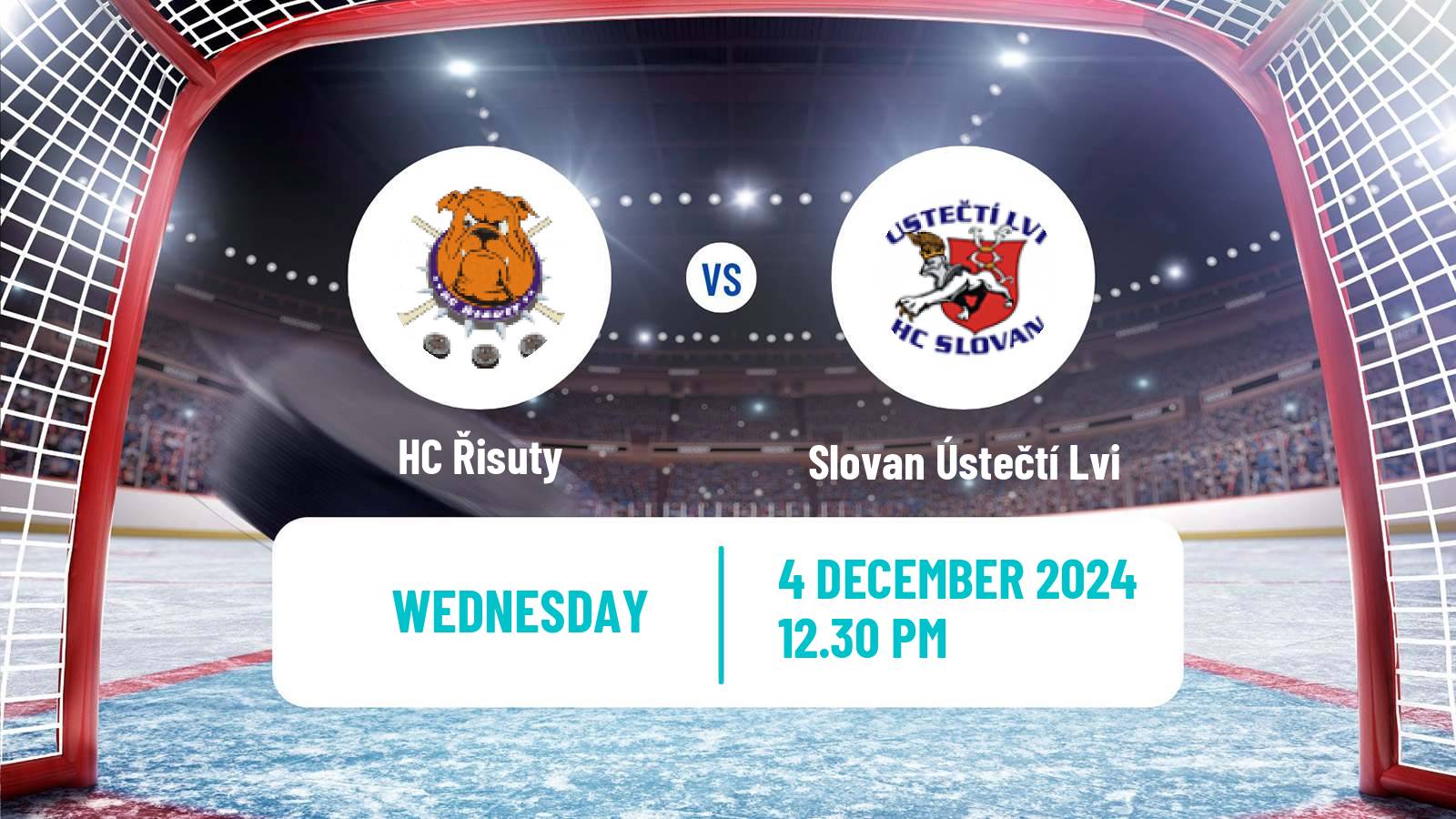 Hockey Czech 2 Liga Hockey West Řisuty - Slovan Ústečtí Lvi