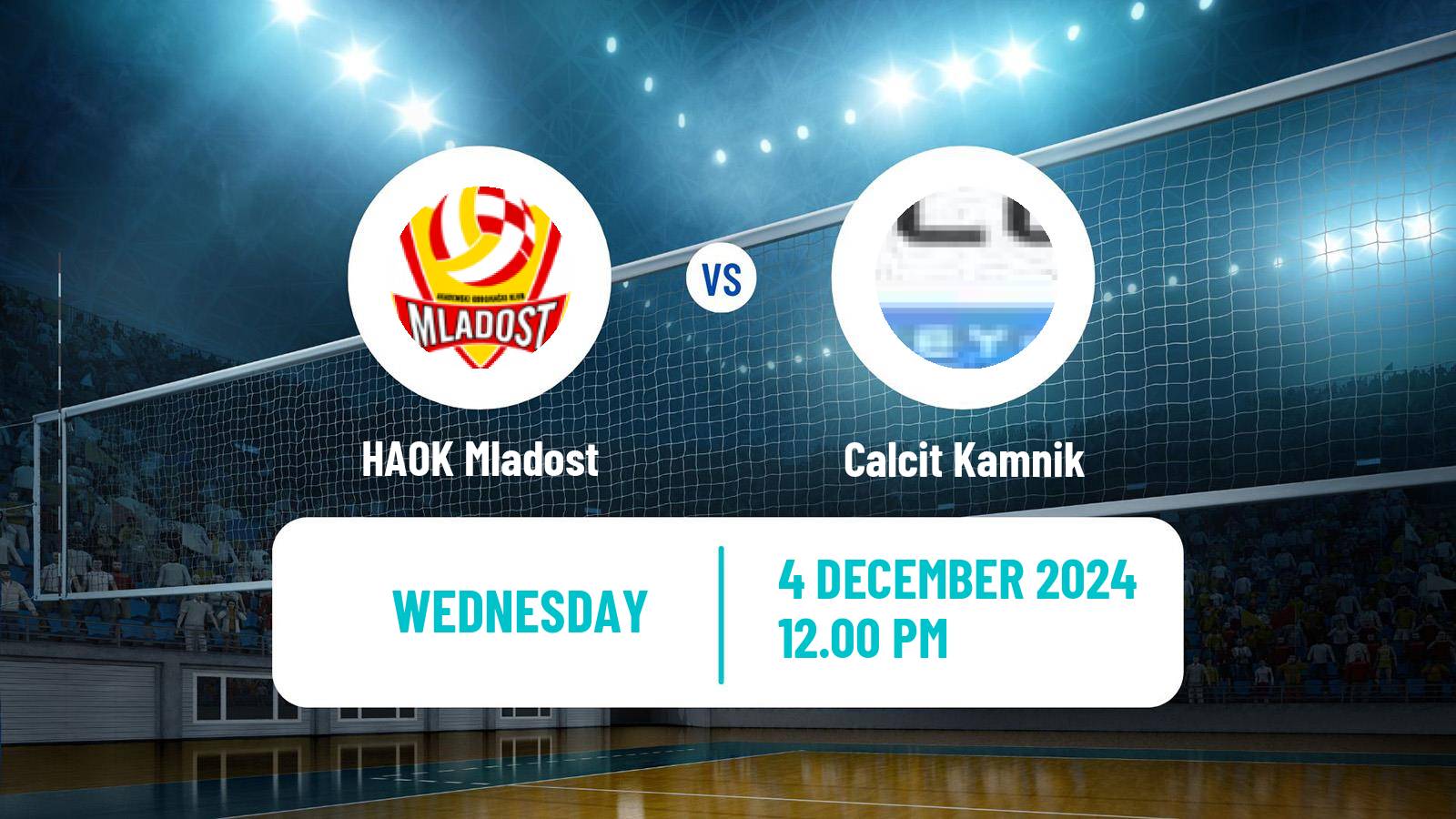 Volleyball MEVZA Women HAOK Mladost - Calcit Kamnik