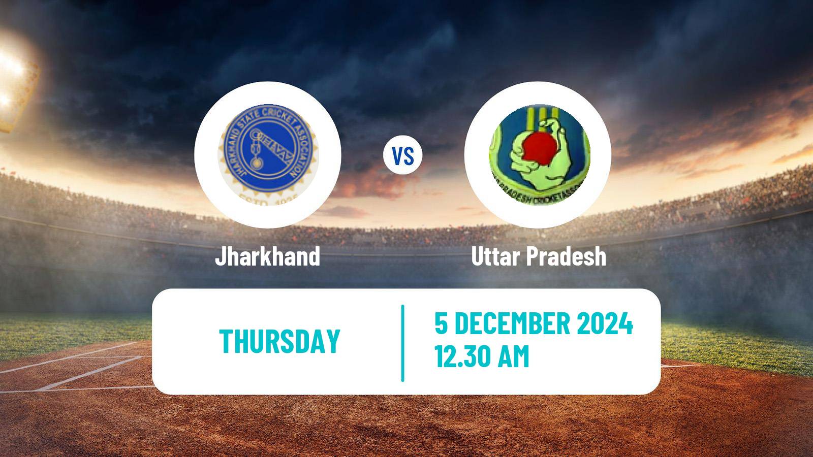 Cricket Syed Mushtaq Ali Trophy Jharkhand - Uttar Pradesh