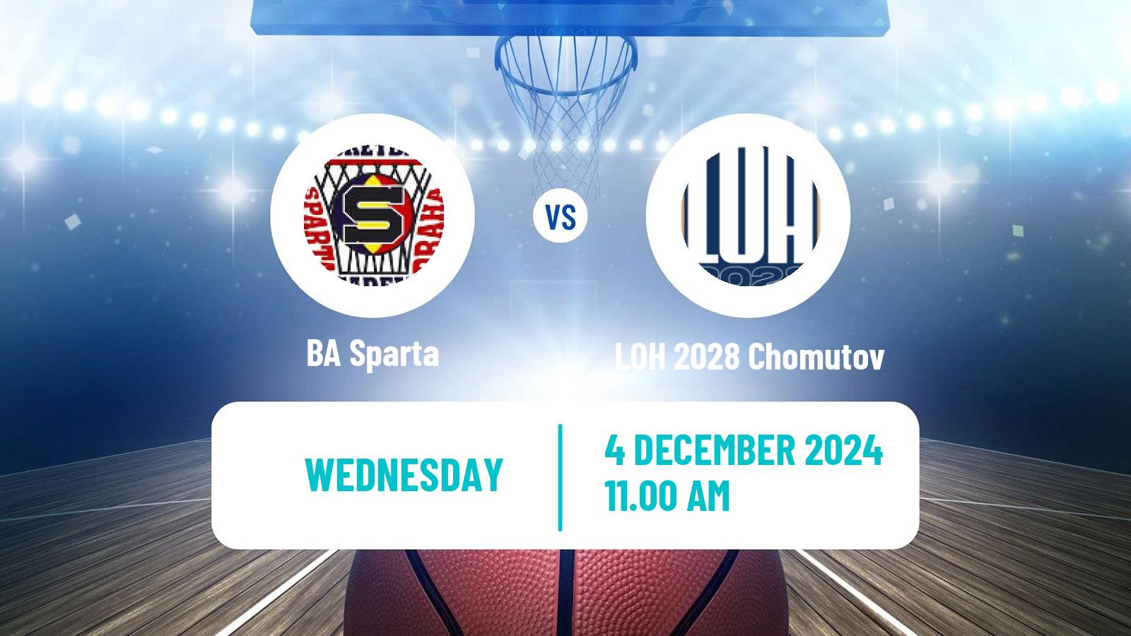 Basketball Czech Cup Basketball Women BA Sparta - LOH 2028 Chomutov