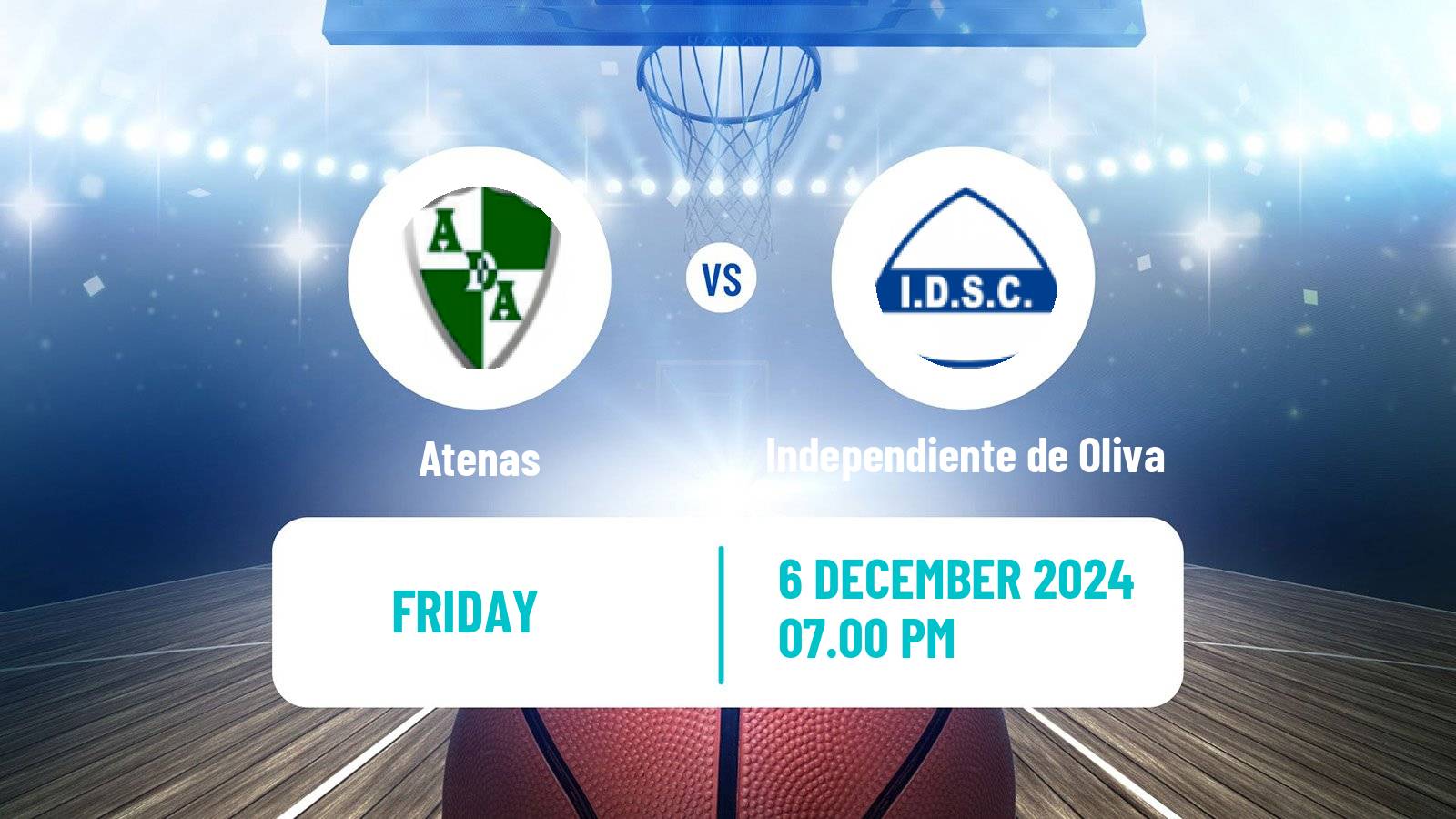 Basketball Argentinian LNB Atenas - Independiente de Oliva