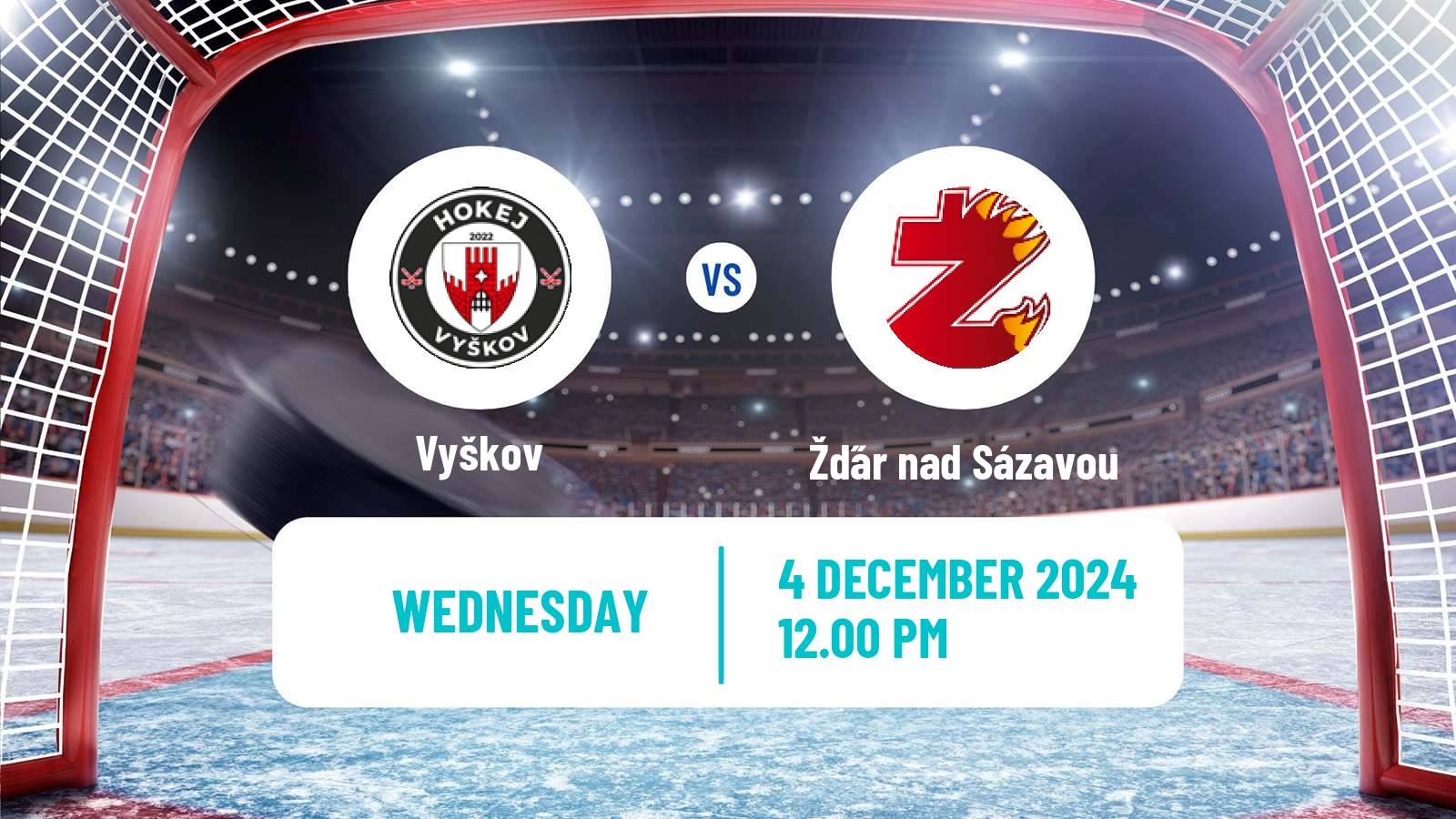 Hockey Czech 2 Liga Hockey East Vyškov - Žďár nad Sázavou