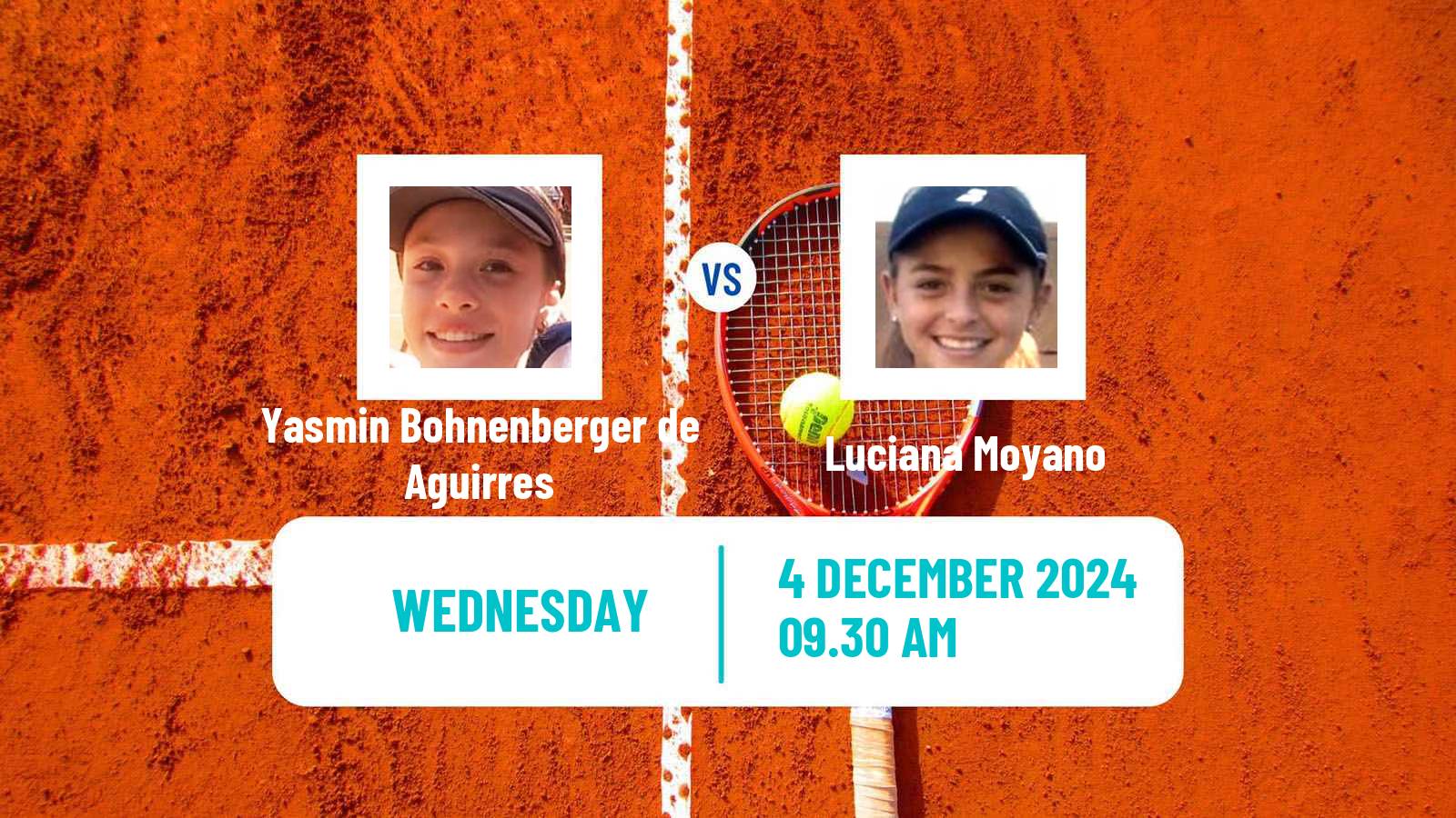 Tennis ITF W15 Joinville Women Yasmin Bohnenberger de Aguirres - Luciana Moyano