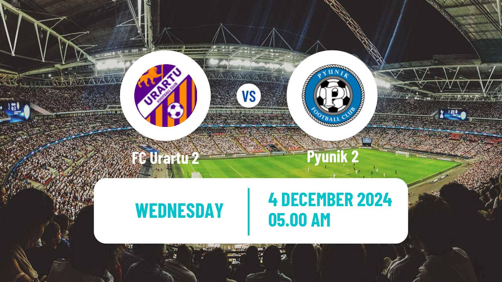 Soccer Armenian First League Urartu 2 - Pyunik 2