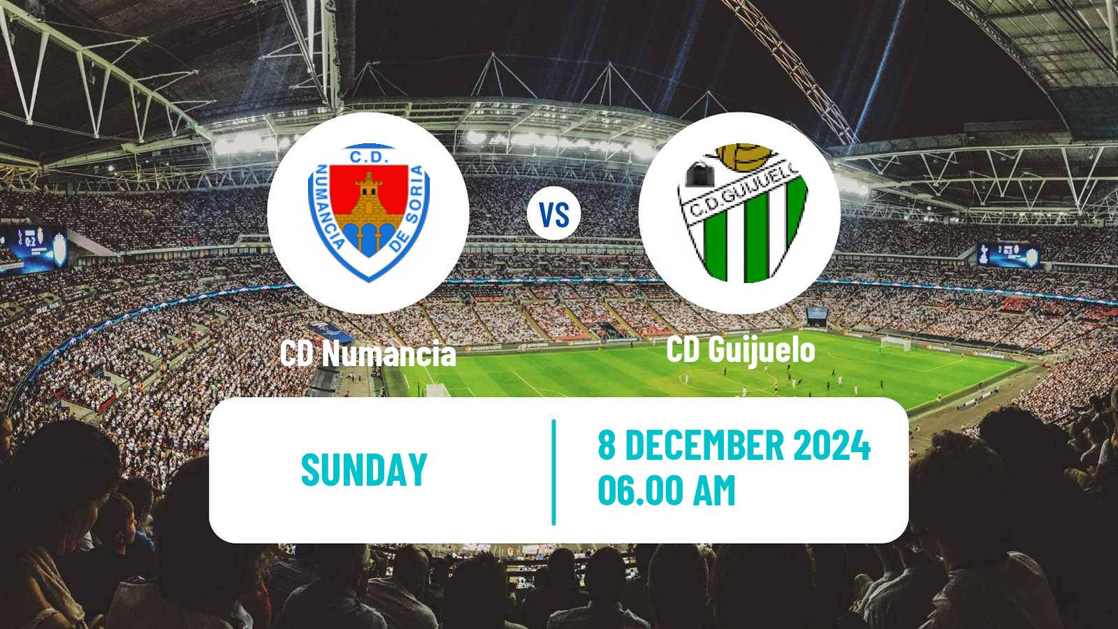 Soccer Spanish Segunda RFEF - Group 1 Numancia - Guijuelo