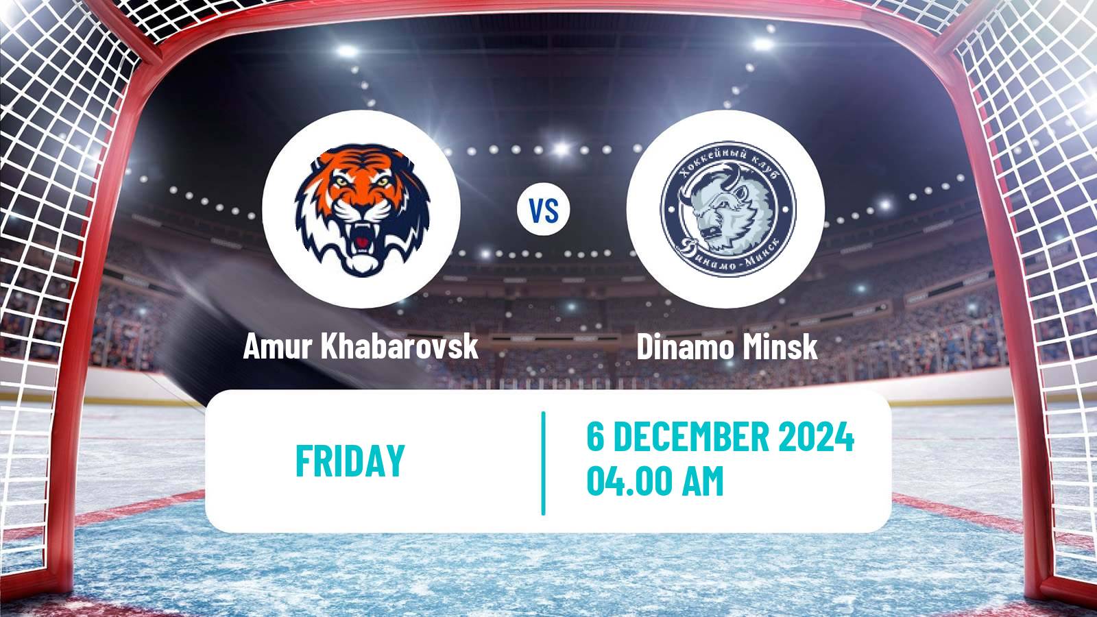 Hockey KHL Amur Khabarovsk - Dinamo Minsk