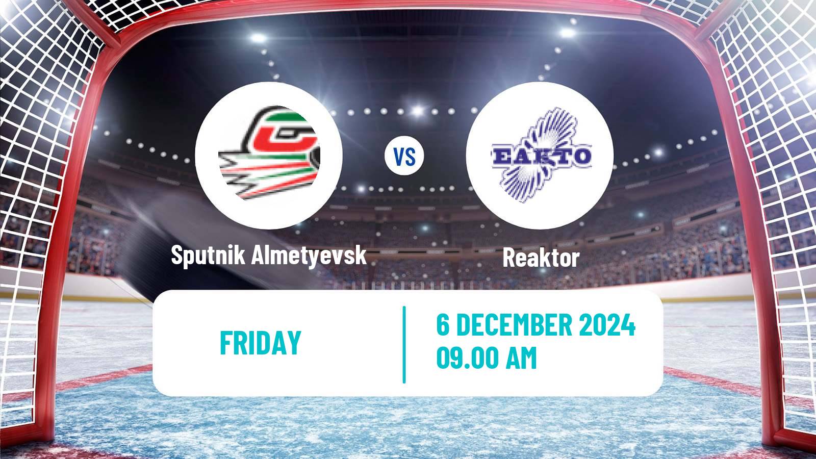 Hockey MHL Sputnik Almetyevsk - Reaktor