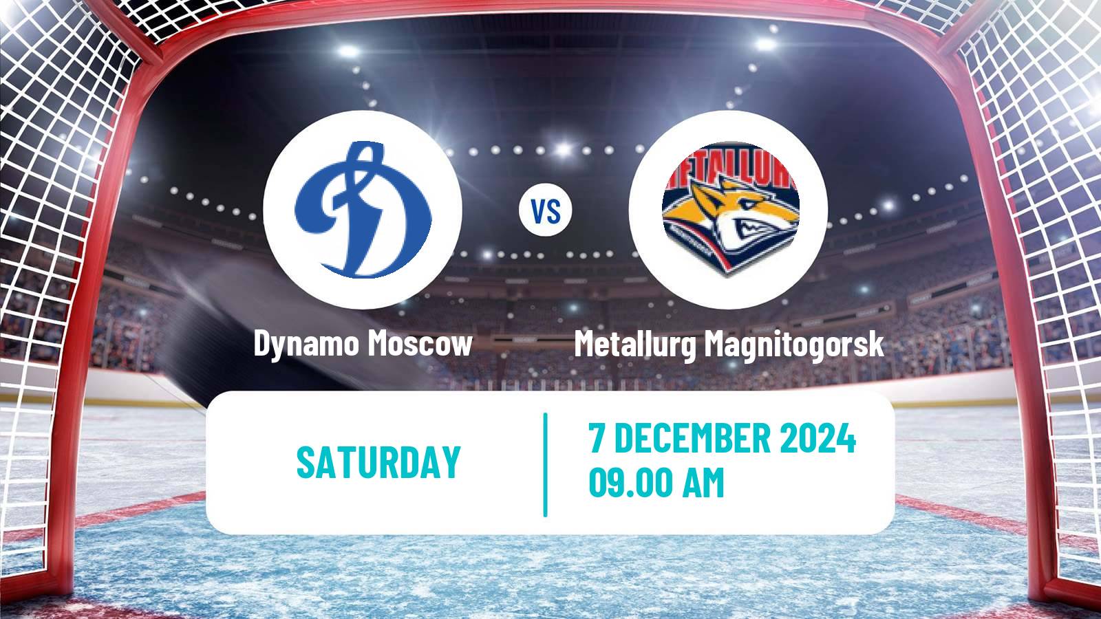 Hockey KHL Dynamo Moscow - Metallurg Magnitogorsk