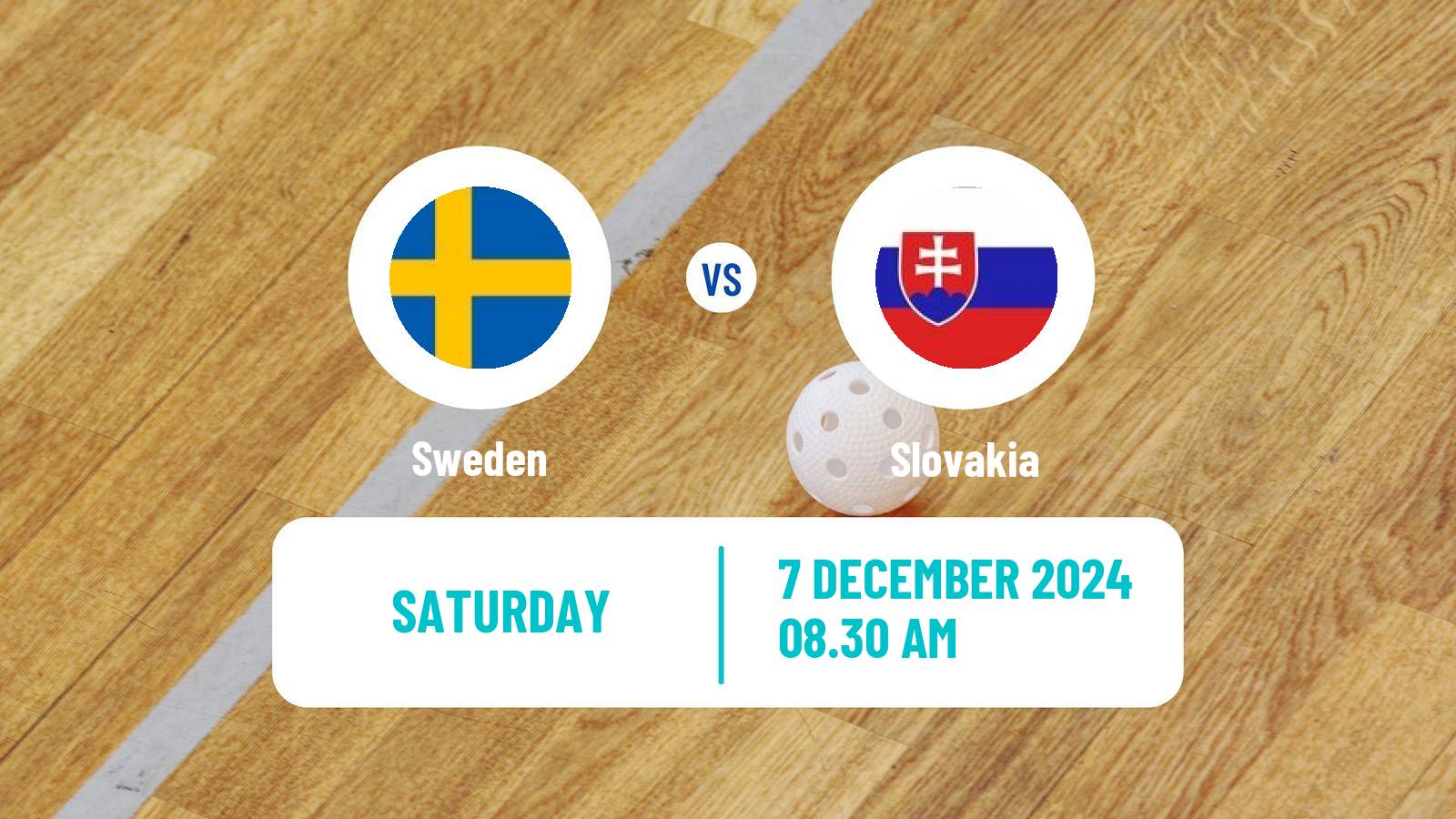 Floorball World Championship Floorball Sweden - Slovakia