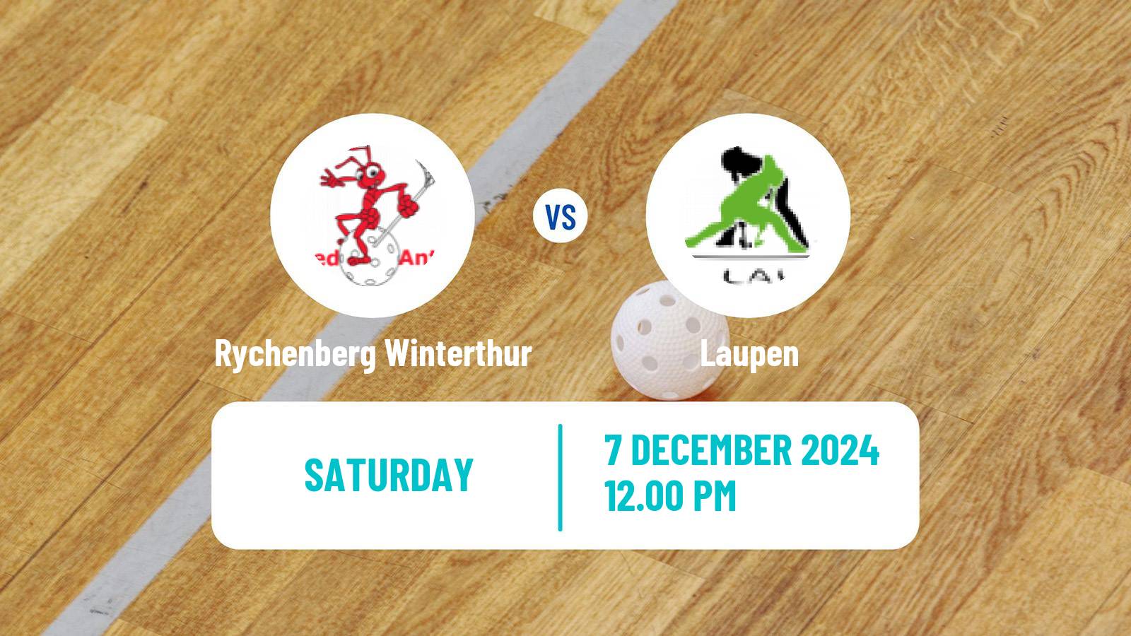 Floorball Swiss NLA Floorball Women Rychenberg Winterthur - Laupen