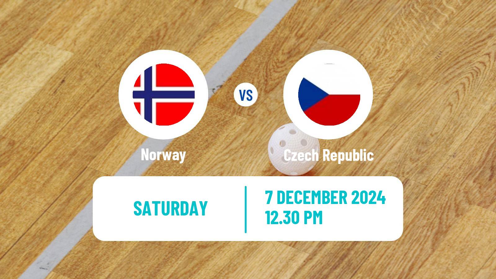 Floorball World Championship Floorball Norway - Czech Republic